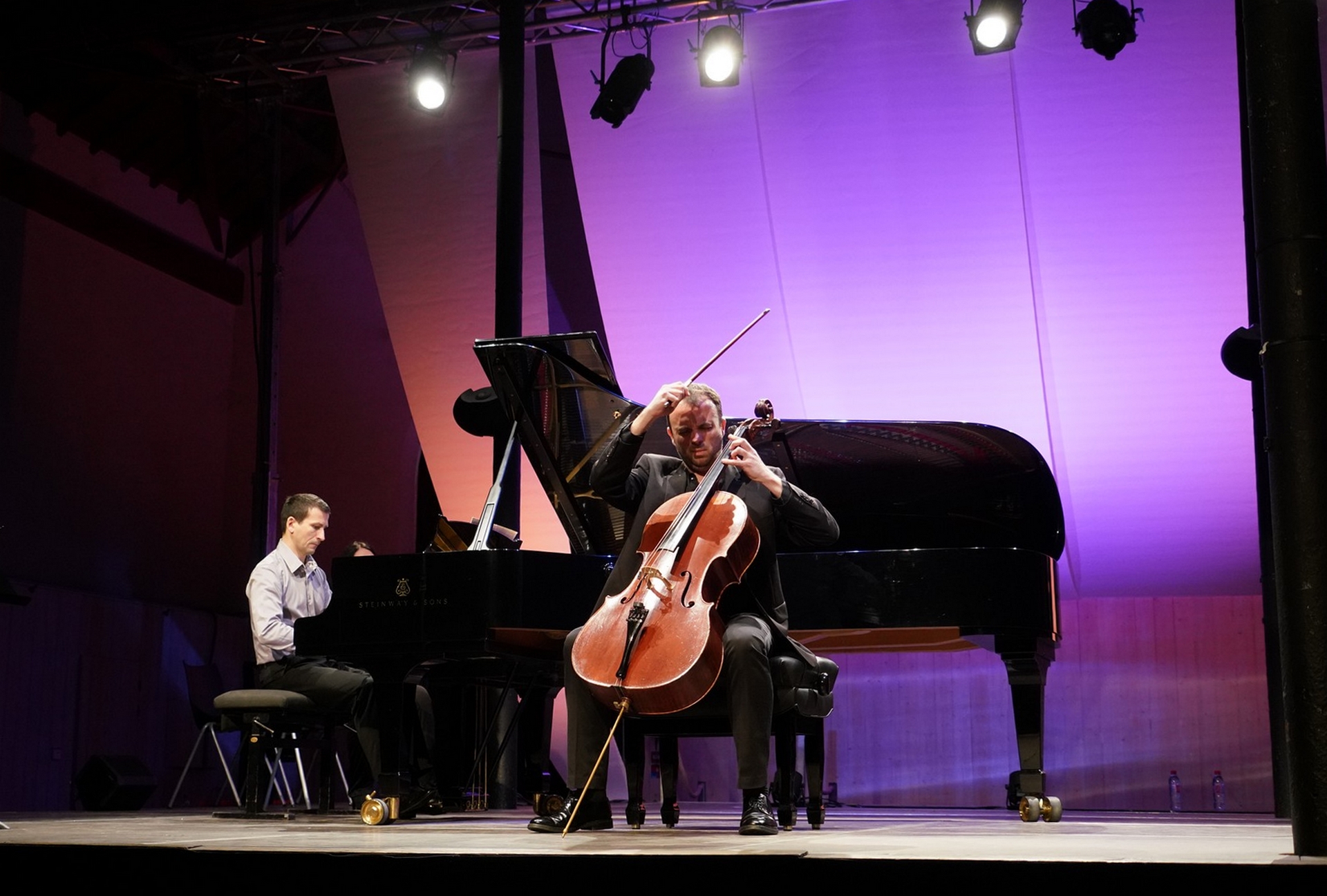Romain David et Patrick Langot, du quintette Syntonia