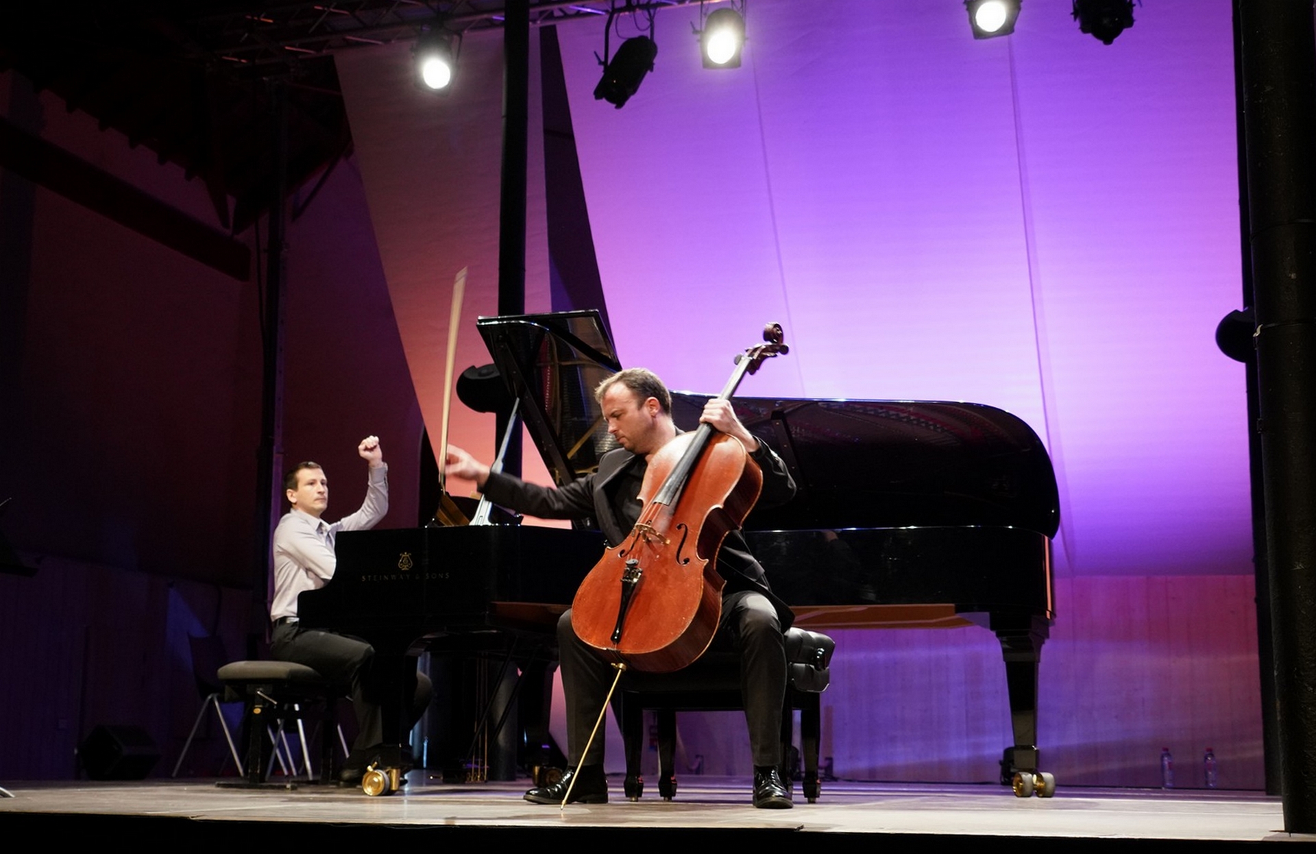 Romain David et Patrick Langot, du quintette Syntonia